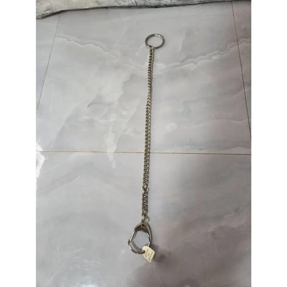 Extra Long Metal Chain Pocket Key Ring